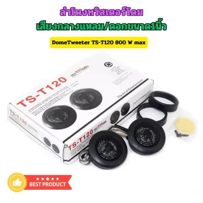 Hayashi - ลำโพงทวีตเตอร์โดม TS-T120 800W – เสียงกลางแหลมใส คมชัด ติดตั้งง่าย