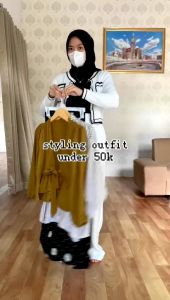 MAXI Wrap Top Blouse Rempel Wanita Lengan Panjang