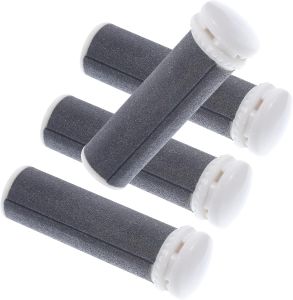 4pcs Extra Coarse Replacement Roller Refill Heads for Electronic Foot File Pedicure Tool for Feet Callues Remover Foot Scrubber Portable for Travel Home Use