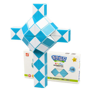QIYI 72 Segments Magic Rule Snake Cube Variety Diy Elastic Changed Popular Twist Transformable Kid Puzzle Toy For Children2026