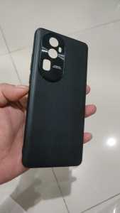 Casing Oppo Reno 10 Pro Plus Silikon Kulit Original Black Premium Motif Nasa Soft Case Handphone