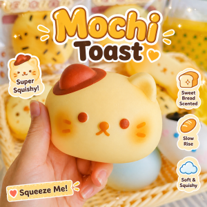 Rising SquishyBread Toy Soft Fidget Toy | For Relaxation Sensory Fun and Stress Relief Realistic Bread Designs