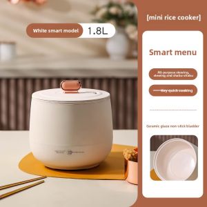 Electric rice cooker Small household dormitory Single person Congee soup pot Ceramic glaze 1-2 person electric rice cooker