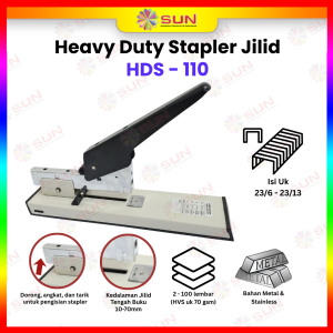 Heavy Duty / Jepretan / Alat Stapler / Staples Jilid Besar HDS-110 / 240 / 301 / 306 / 700