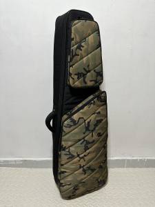 ELECTRIC GUITAR BAG CASE FOR STRAT TELE LESPAUL SG  IBANEZ RG PRS DINKY SHAPED BODY FULLY PADDED CAPSULE BIG POCKET