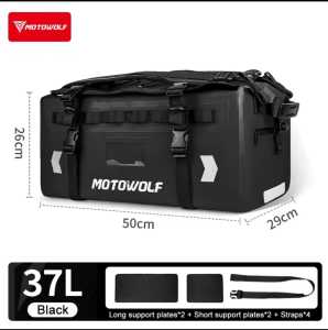 Tail Bag Motowolf MB9 Waterproof Back Bag Tas Motor Touring Anti air