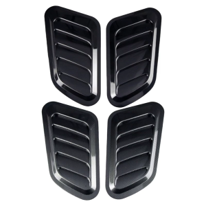 Pack of 2 Realistic Looking Weatherproof Auto Hood Air Vent Outlet Flow Intake Covers Suitable for Car Engine Protection