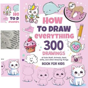 ANQII ง่ายต่อการติดตาม หนังสือการเรียนรู้การวาดภาพสำหรับเด็ก 300 รูปแบบ วิธีการวาดภาพ หนังสือกราฟฟิตี้สำหรับผู้เริ่มต้น สร้างสรรค์ ขั้นตอนทีละขั้นตอน สมุดวาดภาพง่ายๆ ภาพประกอบ