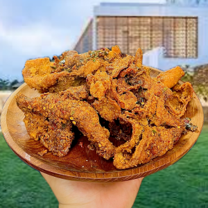 Keripik Kulit Ayam Crispy Original 250 Gram /crispy Kulit Ayam Kripy Pedas Daun Jeruk / Keripik Kulit Ayam Original