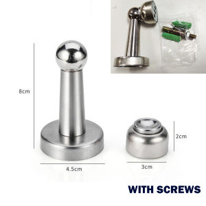 BLINGOO Stainless Steel Door Stopper Holder For Indoor Magnetic Suction Modern Style Anti-collision Door Touch