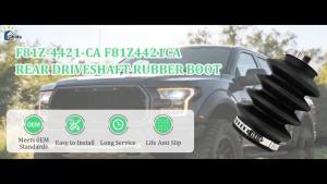 F81Z-4421-CA Rear Driveshaft Rubber Boot Fits for Ford – Compatible With F150 F250 F350 Super Duty Excursion E-Series 2002-2016