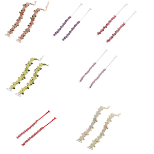 Floral Embroidery Lace Bra Replacement Straps Flexible Adjustable Length Underwear Lingerie Shoulder Bands for Women