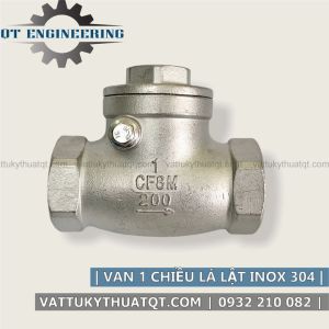 Van 1 Chiều Lá Lật Inox 304 Nối Ren | VATTUKYTHUATQT.COM