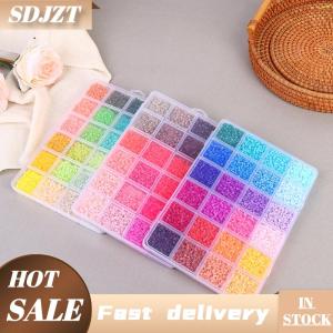 SDJZT 24 Màu Sắc Thiết Lập Mỗi Lưới Có Chứa 400Pcs Mini Hạt Cầu Chì Hạt Câu Đố Hạt Cho Trẻ Em Tự Làm Chất Lượng Cao Câu Đố Handmade Quà Tặng Đồ Chơi