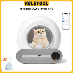 Automatic Cat Litter Box Smart Auto Cleaning Cat Litter Box Infrared sensor with a very large space of about 65 litres