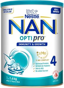 Nestle NAN OPTIPRO 4 Toddler Growing Up Milk (Now with 5-MO Complex) - Stage 4 (1.6kg)