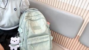 AE Highly stylish and fresh-looking backpack for girls lightweight and large-capacity suitable for middle and high school students trendy and cool casual backpack