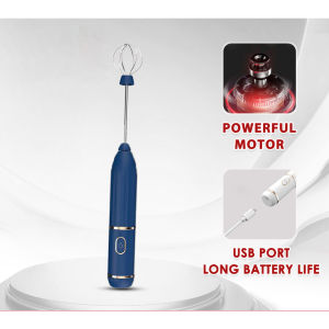打蛋器 KONKA 3-Speeds Electric Hand Mixer for Baking Cake Rechargeable PortableEgg Beater Coffee Milk Frother Matcha Whisk Appliance