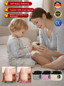 【Must-have For Babies And The Elderly】Electric Grater 2-in-1 Device Fully Automatic Wireless Portable Electric Nail File And Nail Clippers
