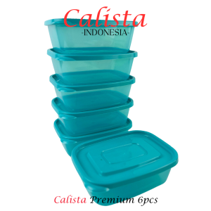 Toples Plastik Kotak Calista Furano Set 6pcs Food Container Food Preparation Food Storage Set Tempat Wadah Box Penyimpanan Makanan Tempat Bumbu Dapur Set Lunch Box Food Container Set Toples Kulkas Set