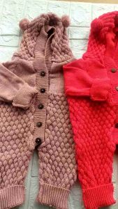 jumper rajut bayi jumswet rajut baju kodok 0-6 bulan