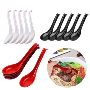 High End Rice Spoon Soup Spoon Restaurant Spoon Hooked Spoon Long Handle Soup Spoon Household Hotel Wholesale Spoon
