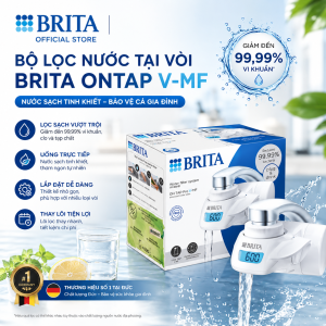 [TẶNG 1 LÕI LỌC]Thiết Bị Lọc Nước Tại Vòi BRITA On Tap Pro VM-F Máy Lọc Nước Tại Vòi Brita BH 12 Tháng