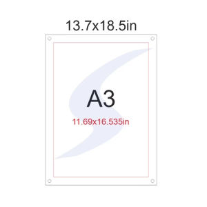 New Elegant Acrylic Wall Frame A3/A4 - Modern Display for Certificates Photos Posters - Home Décor Wall Art
