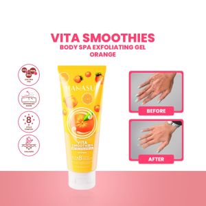 Hanasui Body Spa Exfoliating Gel 180ml || Gel Pembersih Perontok Daki Tubuh Badan BPOM