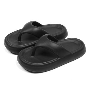 [Free Shipping] EVA flip-flops for women summer outdoor slippers for men thick-soled non-slip couples soft-soled sandals for the beach