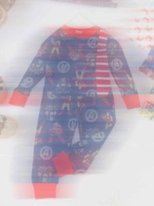 {9m-5y}Baju Budak Lelaki Pyjamas Kids Boy Avenger Kids Pajama Long Sleeve Tangan Panjang Baju Tidur Budak Marvel Sleepwear