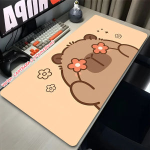 PREMIUM MOUSEPAD PANJANG GAMING MOUSE PAD MOUSEPAD MOTIF KARTUN CAPYBARA ANTI SLIP WATERPROOF TTD