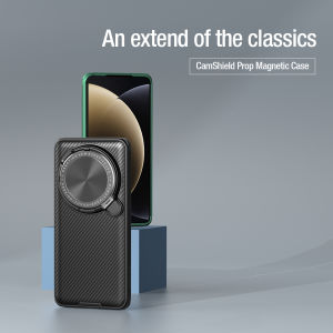 Nillkin Classic Twill Holder Cover for Xiaomi 15 Ultra MagSafe Phone Cases Flip-Style Lens Protective Back Cover