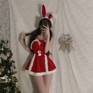 U Gonna S Christmas Sleepwear for Women Dress Red Sleeveless Push Up Lingerie Nightwear Fashion 2025 New Design Elastic Party Christmas Gift