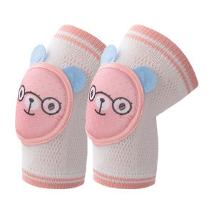 HamshMoc Baby Knee Pads Breathable Mesh Thick Sponge Anti-Slip Anti-Fall Crawling Walking Knee Protectors For Toddlers