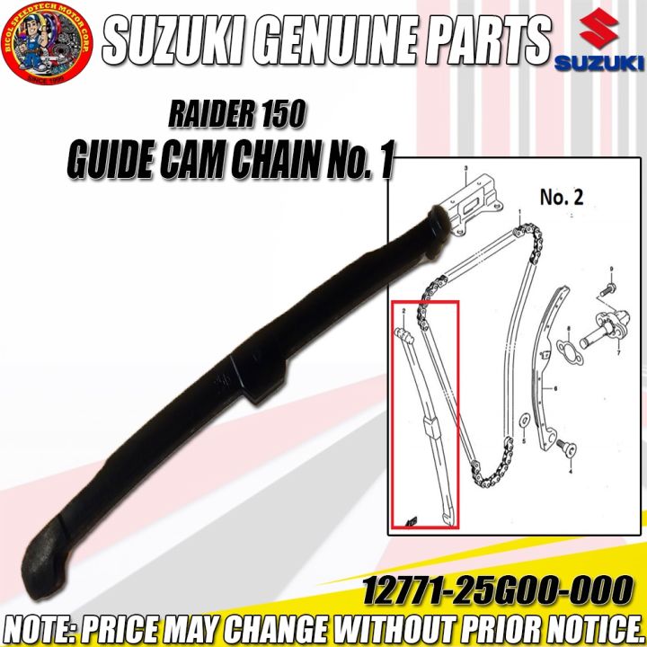 RAIDER 150 GUIDE CAM CHAIN No.1 (SGP) (Genuine: 12771-25G00-000 ...