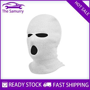 Samurry ✨Hot Sale✨ 1 chiếc bọc ghế xe hơi đeo mặt nạ mũ dệt kim mũ trùm đầu Halloween Trang trí phụ kiện cảnh báo chống trộm xe hơi