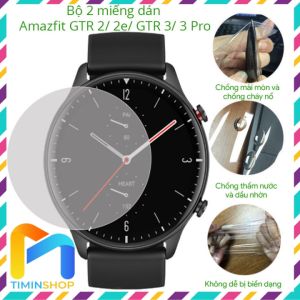 Dán đồng hồ cho Amazfit GTR 3/ 3 Pro/ GTR 2/ GTR 2e - chống trầy xước trong suốt