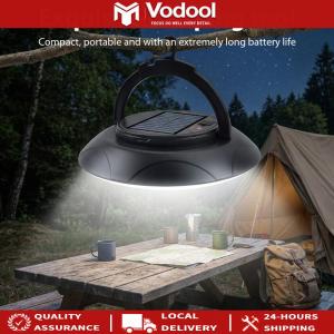 Hanging Solar LED Camping Lamp Rechargeable Camping Light for Hiking Hurricane
