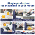 Fruit Ice shaver ice fully automatic rechargeable sand crusher electric ice cream machine. 