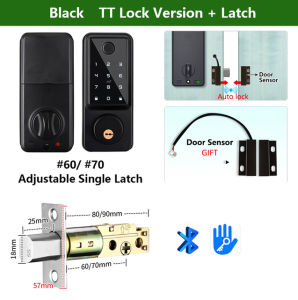 Smart Deadbolt Locks for Home Alexa Wifi Bluetooth TTlock App Biometric Fingerprint Keyless Digital Keypad Entry Door Lock TUYA WIFI App