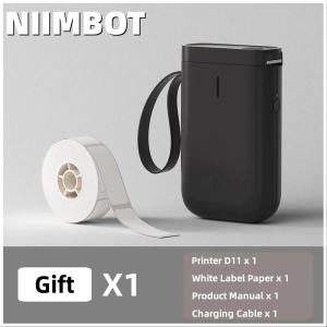 NIIMBOT D11 Upgraded Version Label Maker Bluetooth Label Printer Handheld Small Sticker Printer