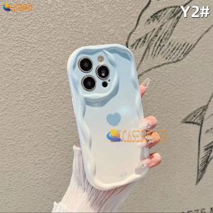 (Lokal Ready) Casesummer Casing hp Vivo Y17S Y36 Y27 Y27S Y16 Y12s Y20 Y02A Y02T Y35 Y11 Y17 Y21 Y15 Y12 Y30i Y22 Y15s Y20s Y22s Y21A Y12i Y21s Y15A Y33s Y51 Y91C Y91 Ins Gradiasi Cinta Hati 3D Bergelombang Tepi Melengkung Candy Case