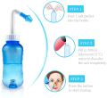 Neti Pot Sinus Rinse Nasal Wash Salt Rinse Allergic Rhinitis Relief Nose Wash Bottle Cavity Protector Irrigation for Adults Children Nose Cleaner 洗鼻盐. 
