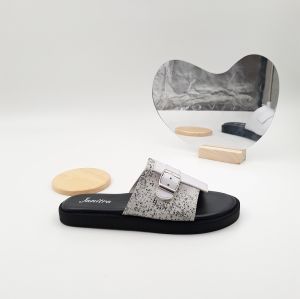 Janitra Official Shop - CARISSA Sandal Platform Wanita Kokop Kanvas Sintetis Model Korean Style