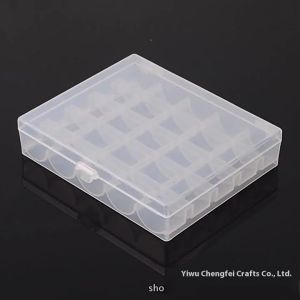 WH beatybilibili 25/36 Spools Bobbins Sewing Machine Empty Bobbin Case Organizer Storage Box new