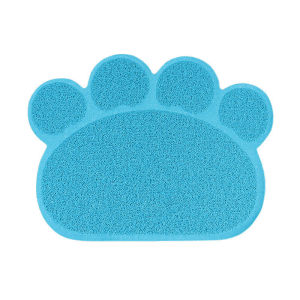 【HATELI】Brand Thảm Vệ Sinh Cho Mèo Mới Thảm Cho Ăn Bát Đĩa Cho Cún Con Mèo Con Khay Lót Đĩa Miếng Lau Dọn Gọn Gàng Dễ Dàng Thảm Vuốt Chó Mèo Nóng