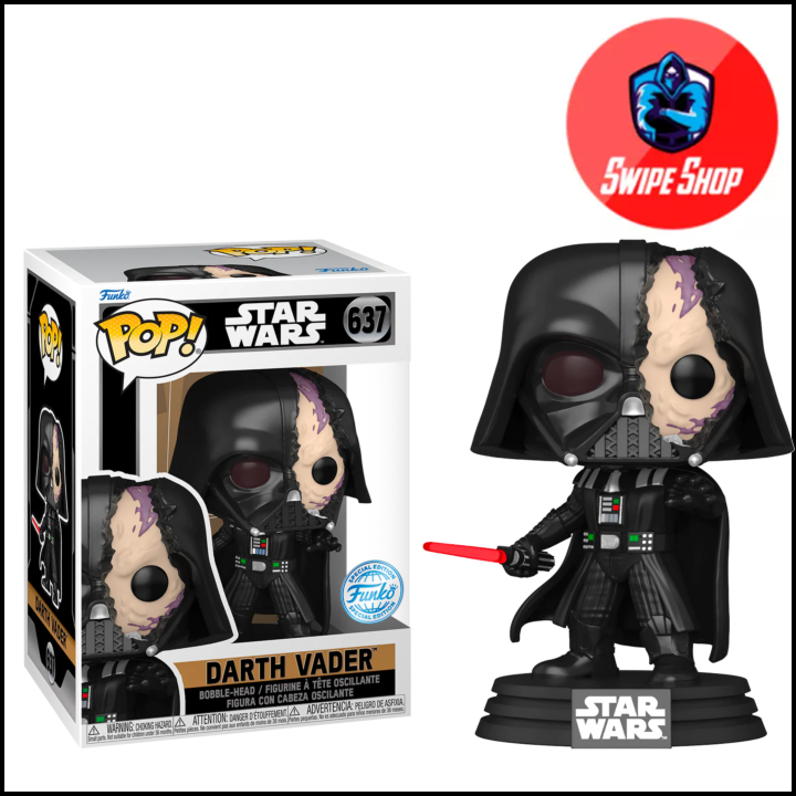 lazada darth vader helmet Funko Pop Darth Vader in Damaged Helmet Star Wars Exclusive Exclusive Toy  For Ages 8+ - Lazada