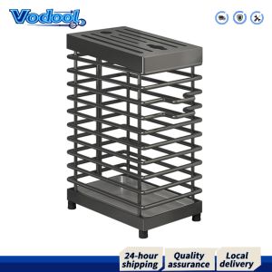 【Fast delivery】 Elegant Stainless Steel Storage Rack with Multiple Slots for Efficient Kitchen Organization