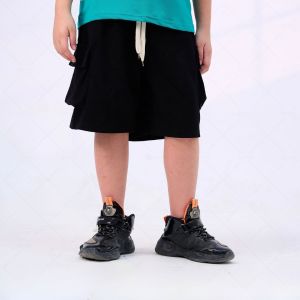 Quần Đùi Bé Trai 8-38Kg (80-150cm) Bl Halo 4 Màu Vải Da Cá Mềm Mại Quần Short Bé Trai Cạp Chun Mặc Hè Thoáng Mát QSDC12